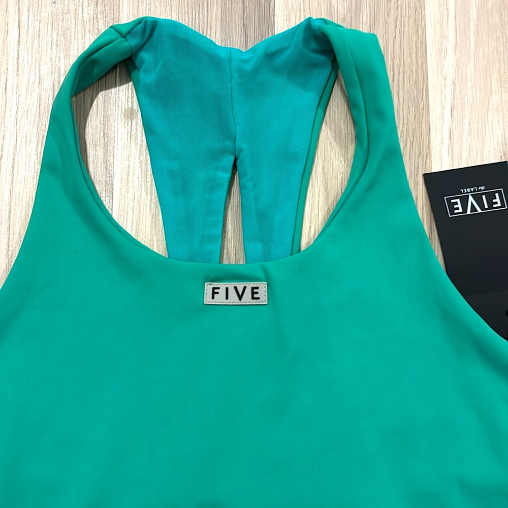 Five The Label Real Tank Spearmint Women's‎ Sports Bra Size XL NWT - Picture 5 of 10